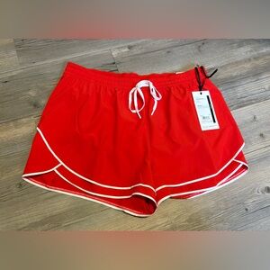 CALIA high rise step up shorts large new with tags